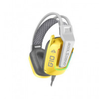 COOLSOUND CS0264 Auricular Gaming G10 | Xbox | PS5 | PS4 | Switch | Pc | Amarillo