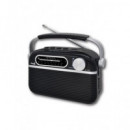 SAMI Radio Portatil AM/FM/SW RS-11842 Retro Bluetooth,Micro Sd,Usb,Aux In