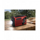 SAMI Radio Emergencia Dinamo Solar y Recargable 4 Bandas/Linterna RS-11856