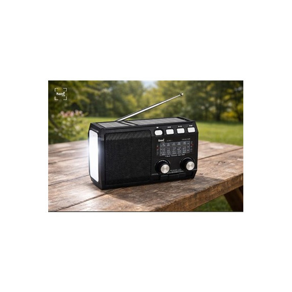 SAMI Radio Solar/Recargable Dinamo Con 6 Bandas RS-11857