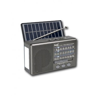 SAMI Radio Multimedia Solar/Recargable Con Linterna RS-11858