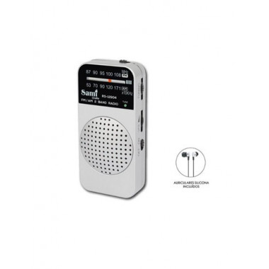 SAMI Radio Bolsillo AM/FM COn Auriculares RS-12904