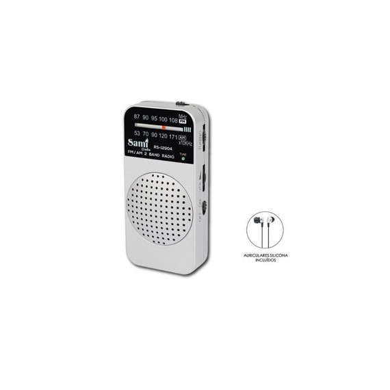 SAMI Radio Bolsillo AM/FM COn Auriculares RS-12904