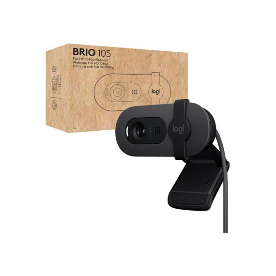 LOGITECH Webcam Brio 105 Full HD 1080P - Guanxe Atlantic Marketplace