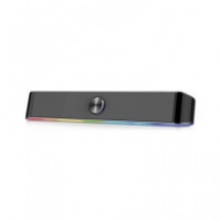 EWENT Barra de Sonido Bluetooth EW3525 Gaming Luces RGB 15W Alimentacion USB