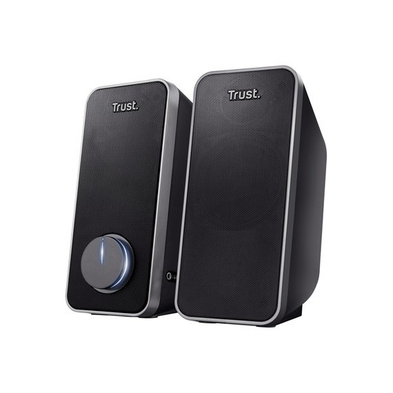 TRUST Altavoces PC 14W ARYS Por Usb Negro