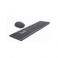 GEMBIRD Teclado + Raton Inalambrico Pro Business Slim Negro Retroiluminado KBS-ECLIPSE-M500-ES