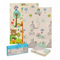 Alfombra de Juegos Reversible Trendy 8907 Elefante/oso 180X120 Cm. MS