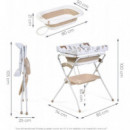 Bañera Plegable con Cambiador y Cojín Zoe  MS