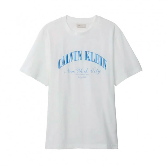 Camiseta con logo NYC bordado