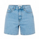 Shorts Rise A-Line Coastal Corte Regular