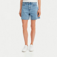 Shorts Rise A-line Coastal Corte Regular  CALVIN KLEIN