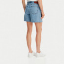 Shorts Rise A-Line Coastal Corte Regular