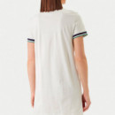 Vestido camisero deportivo ringer