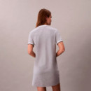 Vestido camisero deportivo ringer