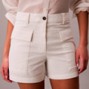 Shorts de trabajo de sarga de algodón