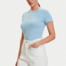 Camiseta de Corte Slim con Logo  TOMMY HILFIGER