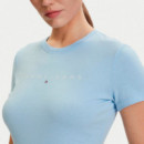 Camiseta de Corte Slim con Logo  TOMMY HILFIGER