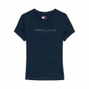 Camiseta de Corte Slim con Logo  TOMMY HILFIGER
