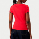 Camiseta Slim con Cuello en V  TOMMY HILFIGER