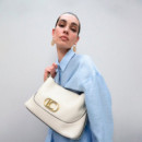 Bandolera Efecto Piel Asa Trenzada y Lazada  LOLA CASADEMUNT