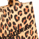 Bolso Mini Shopper Tejido Leopardo  LOLA CASADEMUNT