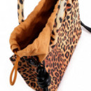 Bolso Mini Shopper Tejido Leopardo  LOLA CASADEMUNT