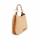 Bolso Shopper 1981 Efecto Rafia  LOLA CASADEMUNT