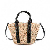 Bolso Mini Capazo Asa Logo Troquelado  LOLA CASADEMUNT