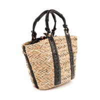 Bolso Mini Capazo Asa Logo Troquelado  LOLA CASADEMUNT