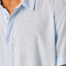 Camisa teñida en prenda