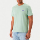 Camiseta con logo bordado