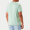 Camiseta con logo bordado