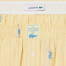 Pantalón corto tipo bóxer de jacquard de popelín de algodón