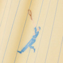 Pantalón corto tipo bóxer de jacquard de popelín de algodón