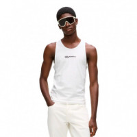 Camiseta de tirantes con logotipo