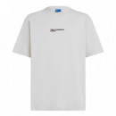 Camiseta con logotipo con efecto marco