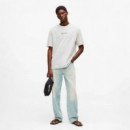 Camiseta con logotipo con efecto marco