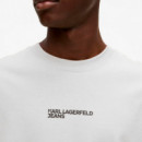 Camiseta con logotipo con efecto marco