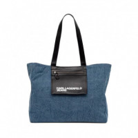 Bolso tipo shopper con bolsillo
