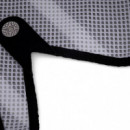 Bolso tote de malla a rayas