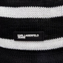 Sombrero bucket a rayas de punto