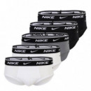 PACK 5 SLIP COTTON STRETCH BRIEF