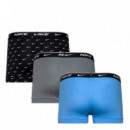 Paquete De 3 Bóxers Essential Cotton Stretch Trunk