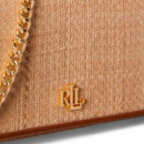 Bolso Cruzado Adair Ii Mediano de Rafia  RALPH LAUREN