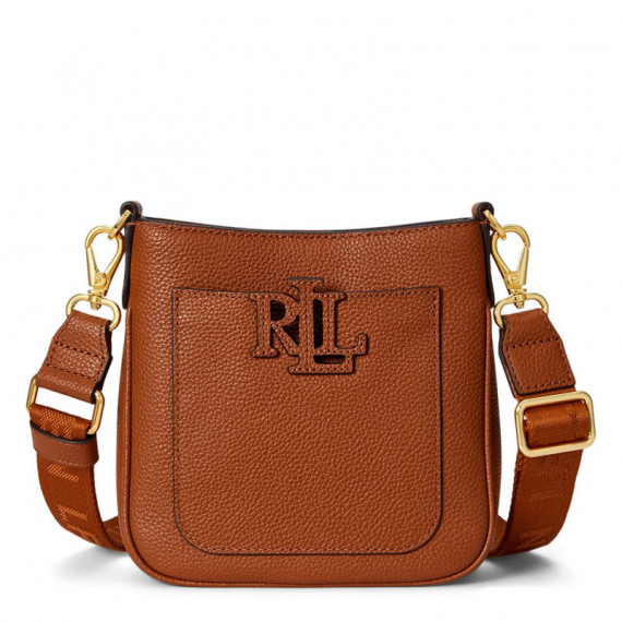 Bandolera Pebbled Leather Small Cameryn  RALPH LAUREN