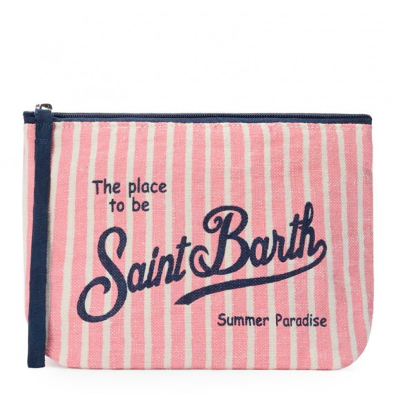 Neceser Aline Linen Stripes  SAINT BARTH