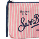 Neceser Aline Linen Stripes  SAINT BARTH