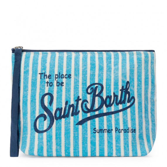 Neceser Aline Linen Stripes  SAINT BARTH