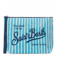 Neceser Aline Linen Stripes  SAINT BARTH